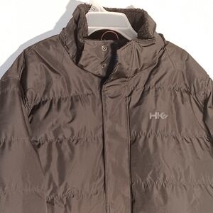 Hawke & Co. Outfitter Puffer‎ Jacket XXL Brown Full Zip Lightweight Coat